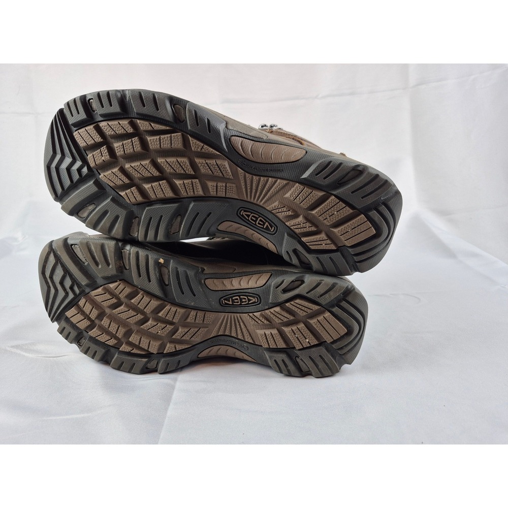 KEEN Mens 9 Shellback Waterproof Leather Work Hiking Boots 200g Insulated - Picture 7 of 7
